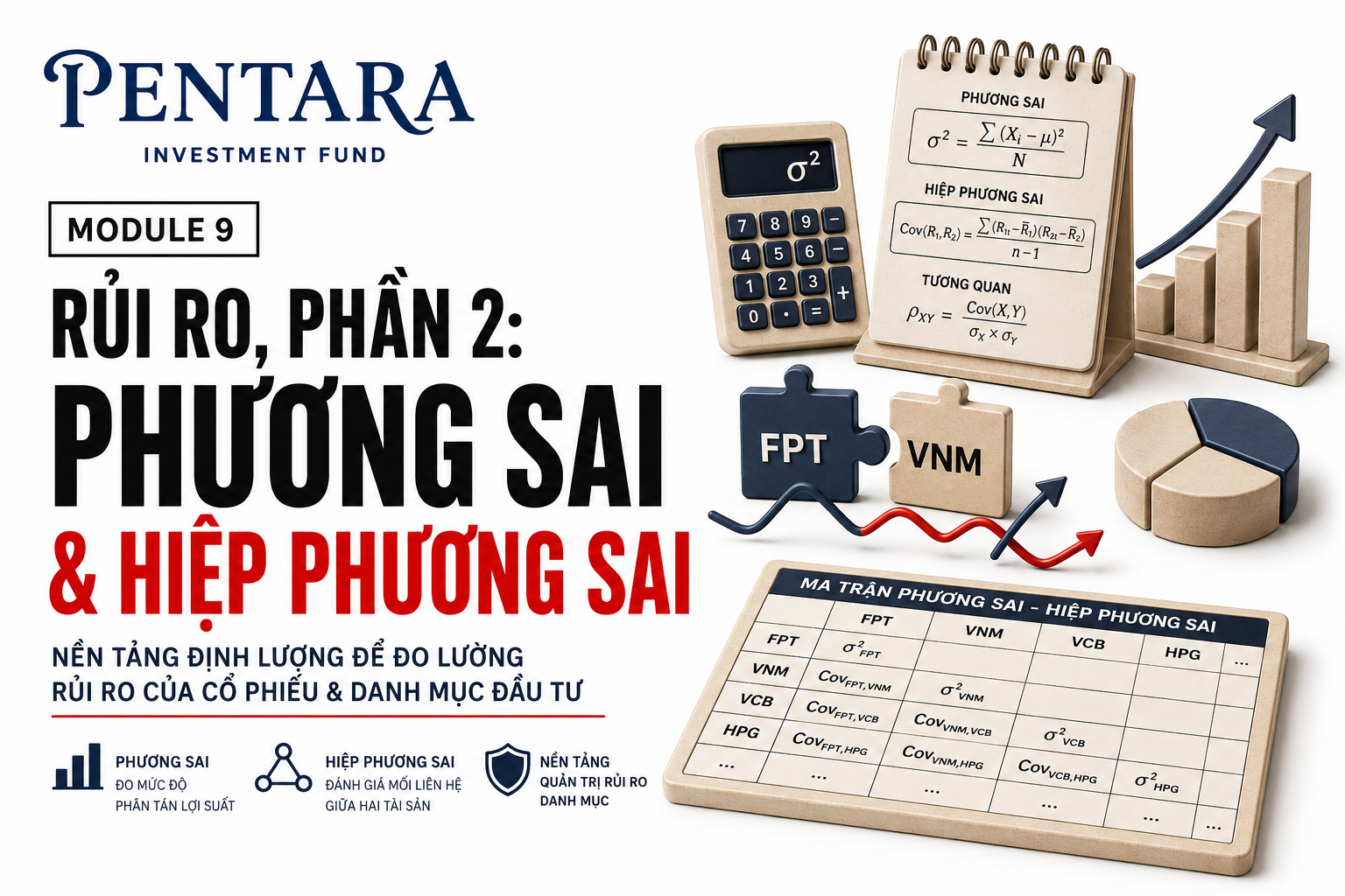 Rủi ro, Phần 2: Phương sai và hiệp phương sai